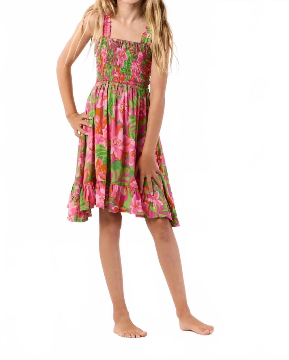 NEW TIARE HAWAII frangipani dress in honduras pink